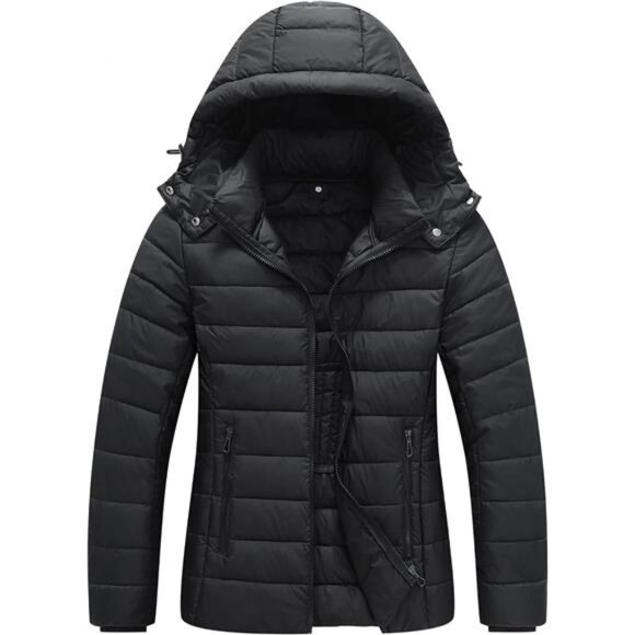 Women's Waterproof Puffer Jacket Quilted Warm Winter Coat Ultra